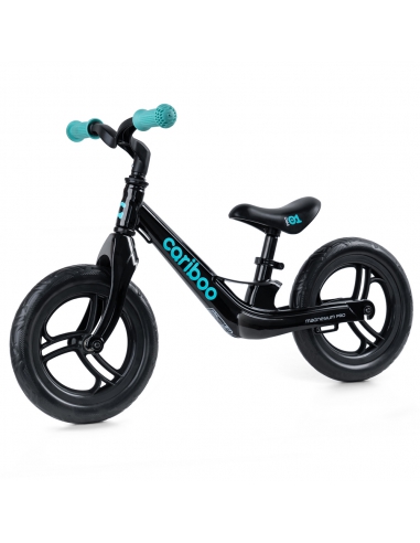 Rowerek biegowy Cariboo Magnesium Pro Black/Turquoise