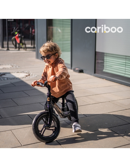 Rowerek biegowy Cariboo Magnesium Pro Black/Brown