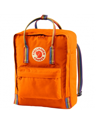 Plecak Fjallraven Kanken Rainbow Burnt Orange - Rainbow Pattern