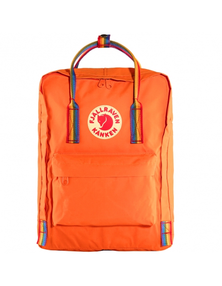 Plecak Fjallraven Kanken Rainbow Burnt Orange - Rainbow Pattern
