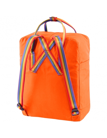 Plecak Fjallraven Kanken Rainbow Burnt Orange - Rainbow Pattern