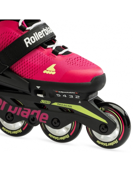Rolki dziecięce Rollerblade MICROBLADE Pink/Light Green
