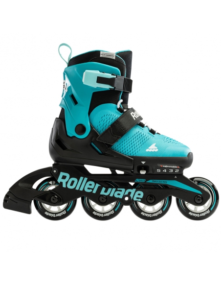 Rolki dziecięce Rollerblade MICROBLADE Aqua/Black