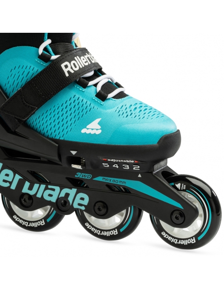 Rolki dziecięce Rollerblade MICROBLADE Aqua/Black