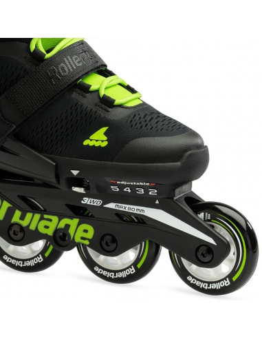 Rolki dziecięce Rollerblade MICROBLADE Black/Green
