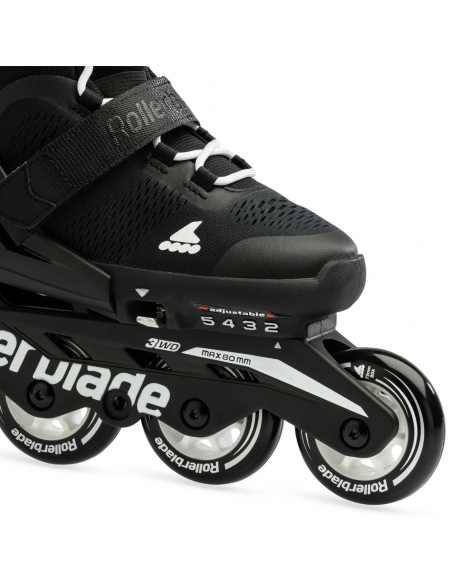 Rolki dziecięce Rollerblade MICROBLADE Black/White