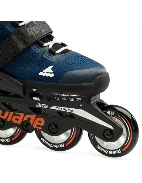 Rolki dziecięce Rollerblade MICROBLADE Midnight Blue/Warm Orange