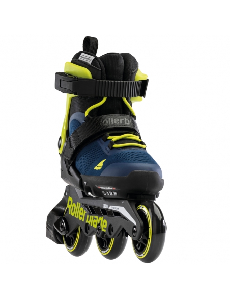 Rolki dziecięce Rollerblade MICROBLADE 3WD Blue Royal/Lime