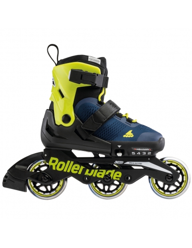 Rolki dziecięce Rollerblade MICROBLADE 3WD Blue Royal/Lime