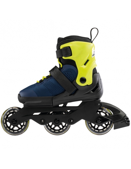 Rolki dziecięce Rollerblade MICROBLADE 3WD Blue Royal/Lime