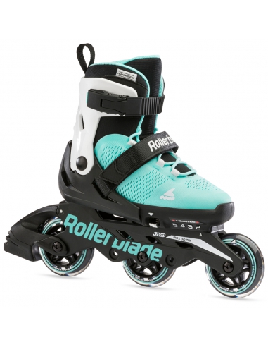 Rolki dziecięce Rollerblade MICROBLADE 3WD Aqua/White