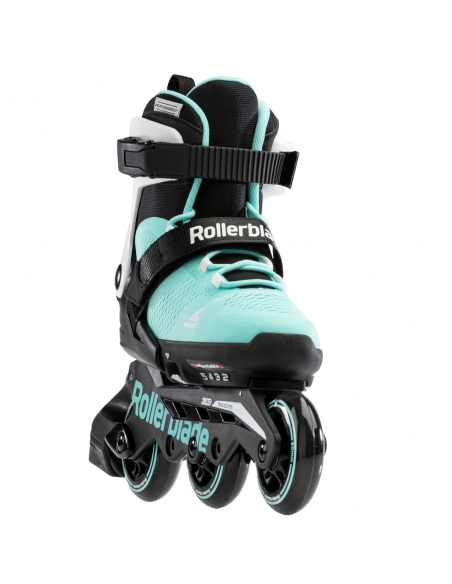 Rolki dziecięce Rollerblade MICROBLADE 3WD Aqua/White