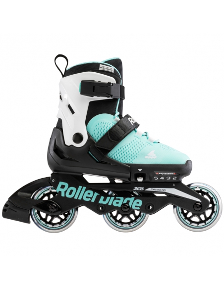 Rolki dziecięce Rollerblade MICROBLADE 3WD Aqua/White