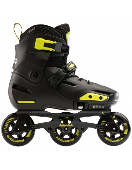 Rolki dziecięce Rollerblade APEX 3WD Black/Lime