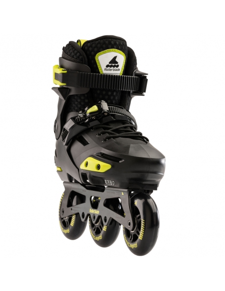 Rolki dziecięce Rollerblade APEX 3WD Black/Lime
