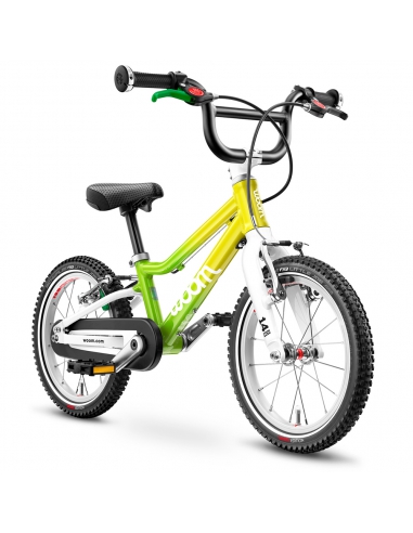 Rower dziecięcy woom 2 (14") Atomic Neon + nóżka woom Leggie S GRATIS