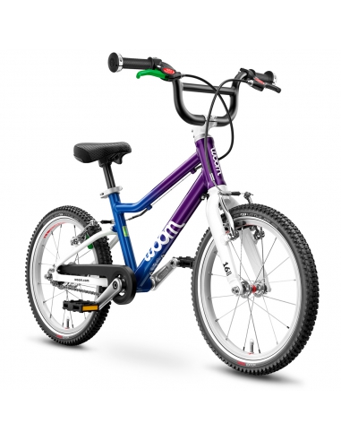 Rower dziecięcy woom 3 AUTOMAGIC (16") Cosmic Blurple (z automatyczną przerzutką) + nóżka woom Leggie S GRATIS