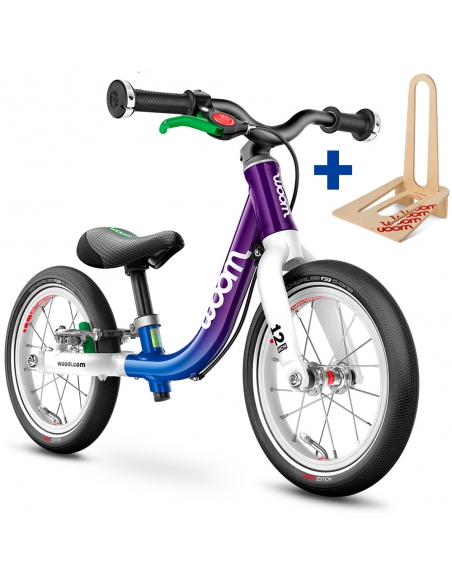 Rowerek biegowy Woom 1 (12") Cosmic Blurple + stojak woom Dock GRATIS