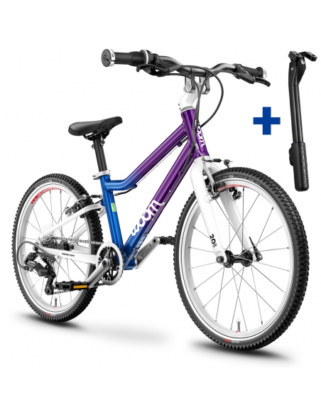 Rower dziecięcy Woom 4 (20") Cosmic Blurple + nóżka woom Leggie M GRATIS