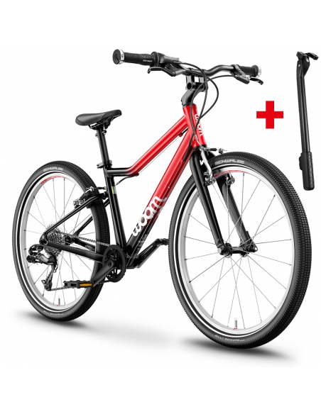Rower dziecięcy Woom 5 (24") Red Eclipse + nóżka woom Leggie M GRATIS