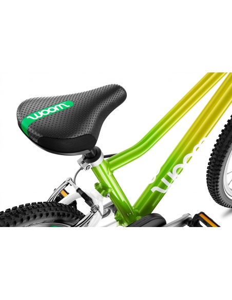 Rower dziecięcy woom 2 (14") Atomic Neon + nóżka woom Leggie S GRATIS