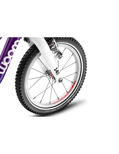 Rower dziecięcy woom 2 (14") Cosmic Blurple + nóżka woom Leggie S GRATIS