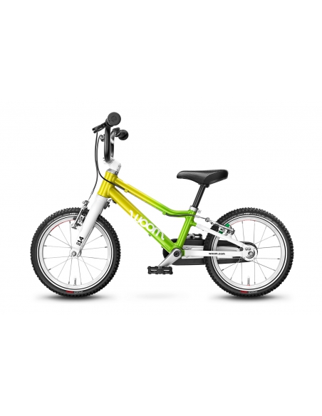 Rower dziecięcy woom 2 (14") Atomic Neon + nóżka woom Leggie S GRATIS