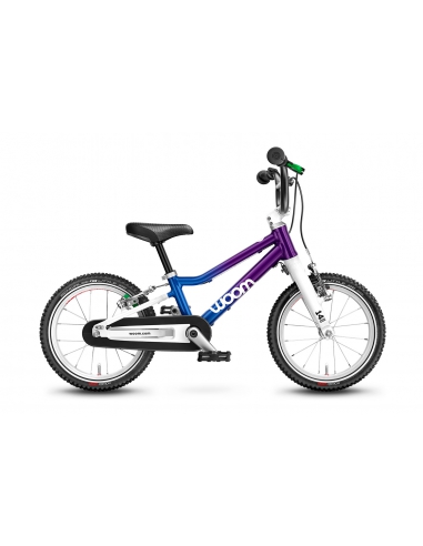 Rower dziecięcy woom 2 (14") Cosmic Blurple + nóżka woom Leggie S GRATIS