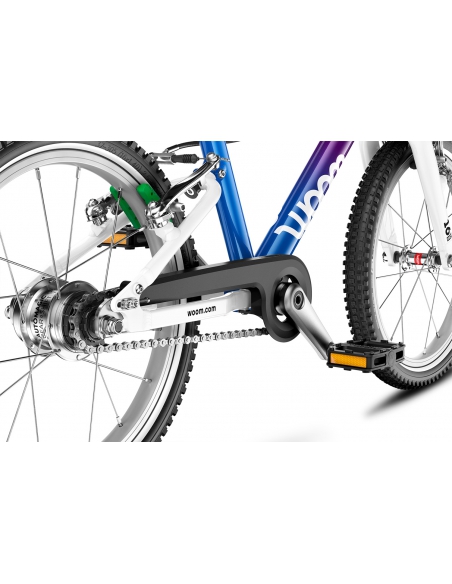 Rower dziecięcy woom 3 AUTOMAGIC (16") Cosmic Blurple (z automatyczną przerzutką) + nóżka woom Leggie S GRATIS