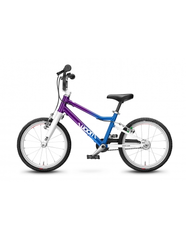 Rower dziecięcy woom 3 AUTOMAGIC (16") Cosmic Blurple (z automatyczną przerzutką) + nóżka woom Leggie S GRATIS