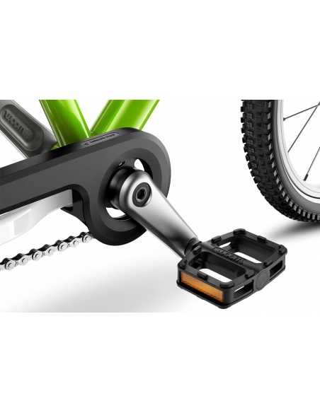 Rower dziecięcy woom 3 AUTOMAGIC (16") Atomic Neon (z automatyczną przerzutką) + nóżka woom Leggie S GRATIS