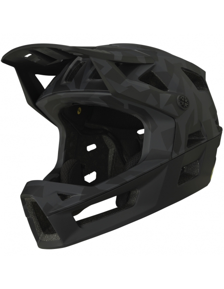Kask rowerowy full face iXS Trigger FF MIPS Camo Black