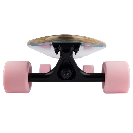 Deskorolka Longboard Fish Skateboards Butterfly/Black/Sum-Pink