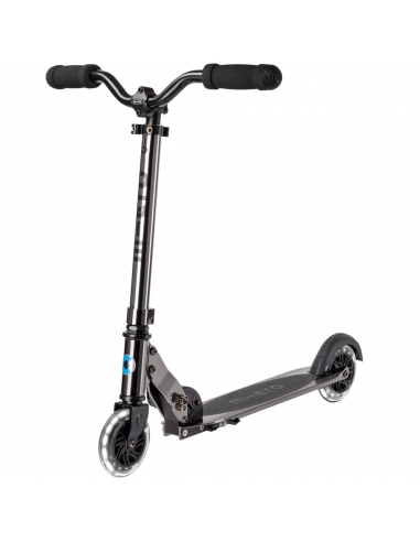 Hulajnoga Micro Sprite LED Neochrome Black (świecące koła)