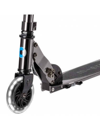 Hulajnoga Micro Sprite LED Neochrome Black (świecące koła)