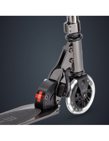 Hulajnoga Micro Sprite LED Neochrome Black (świecące koła)