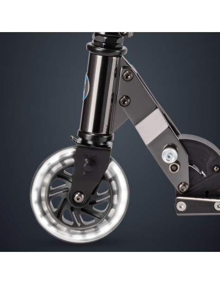 Hulajnoga Micro Sprite LED Neochrome Black (świecące koła)