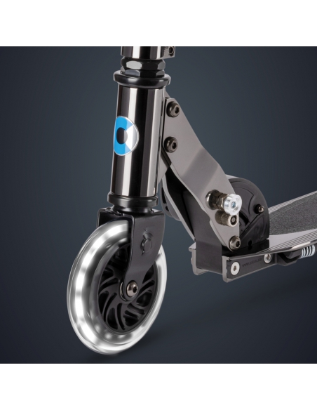 Hulajnoga Micro Sprite LED Neochrome Black (świecące koła)