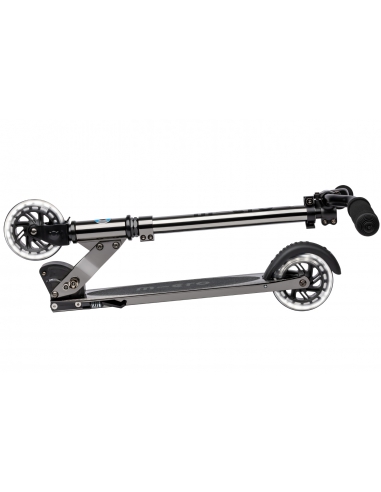 Hulajnoga Micro Sprite LED Neochrome Black (świecące koła)