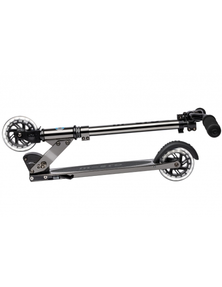 Hulajnoga Micro Sprite LED Neochrome Black (świecące koła)