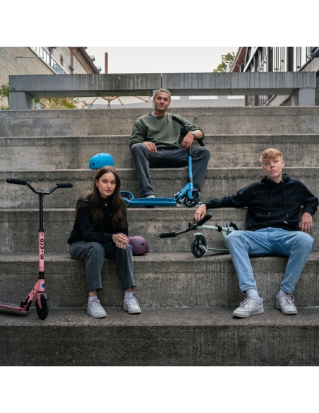 Hulajnoga dwukołowa Micro Speed Deluxe Neon Rose