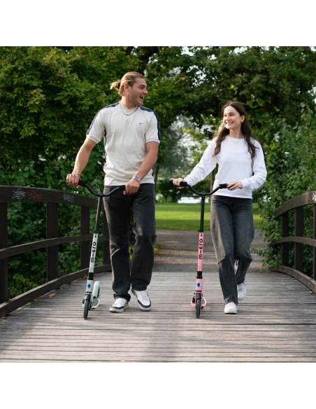 Hulajnoga dwukołowa Micro Speed Deluxe Neon Rose