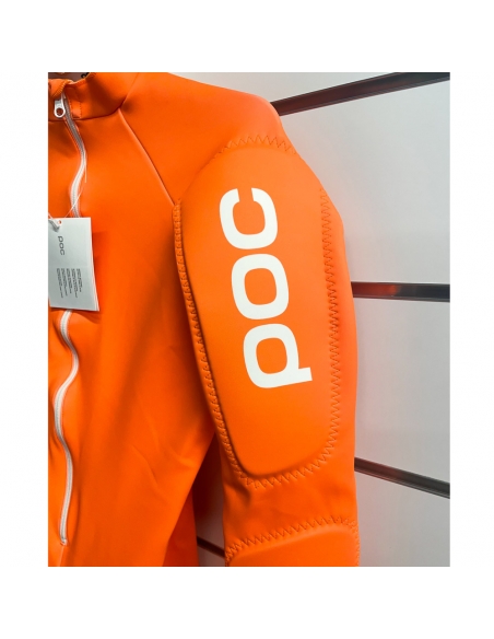 Juniorska guma narciarska POC Skin GS JR Uranium Black/Zink Orange