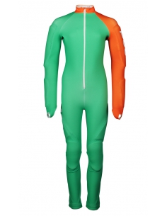 Guma narciarska kombinezon POC Skin GS JR Emerald Green/Zink Orange