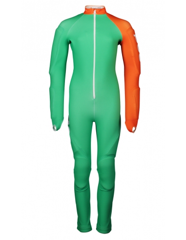 Guma narciarska kombinezon POC Skin GS JR Emerald Green/Zink Orange
