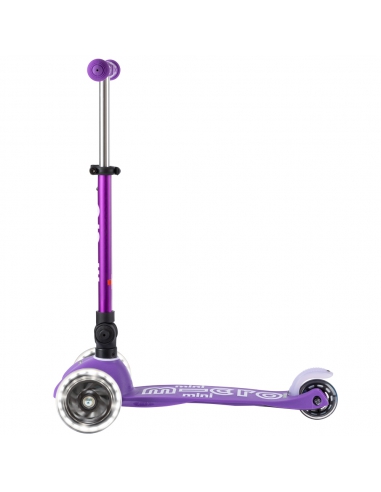 Hulajnoga Mini Micro Deluxe Foldable LED Purple (składana, świecące koła)
