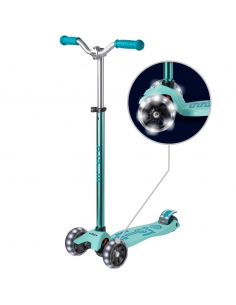 Hulajnoga Maxi Micro Deluxe PRO LED Vibrant Blue (świecące koła)
