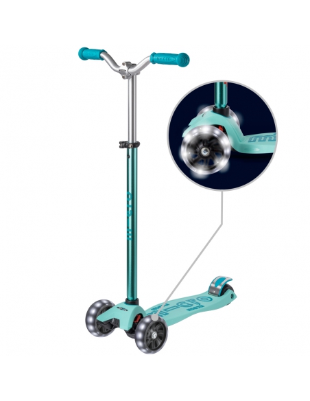 Hulajnoga Maxi Micro Deluxe PRO LED Vibrant Blue (świecące koła)