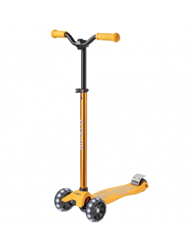 Hulajnoga Maxi Micro Deluxe PRO LED Sunburst Yellow (świecące koła)