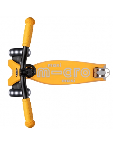 Hulajnoga Maxi Micro Deluxe PRO LED Sunburst Yellow (świecące koła)